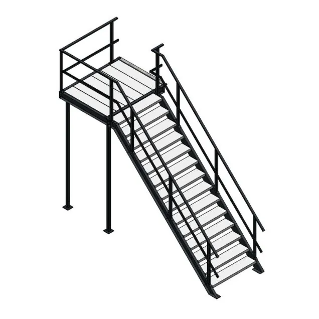 Bordestrap rechtsaf 2800x1200 mm (hxb)
