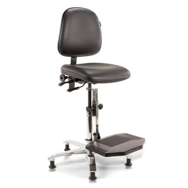 Score werkstoel Ergo Line 2308 met glijders en voetenplank 46-59cm