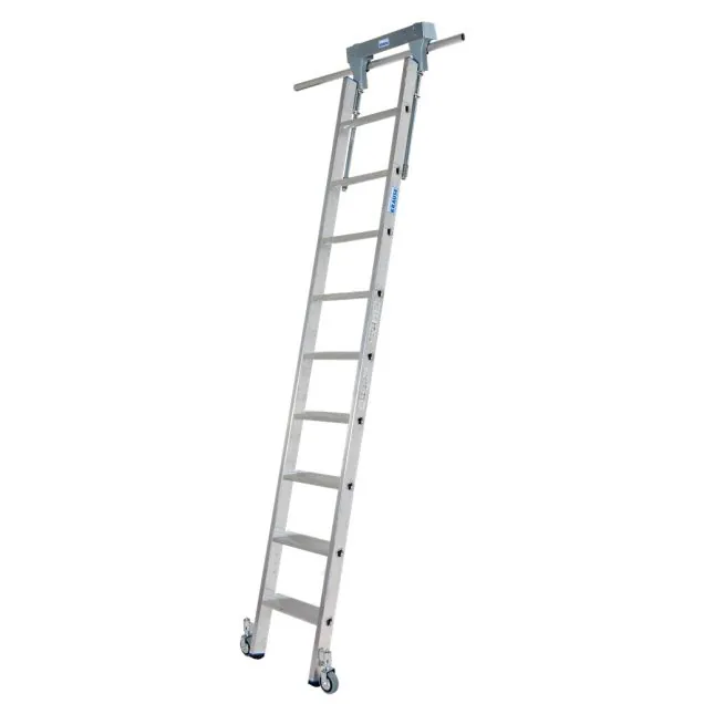 Stellingladder Krause verrijdbaar 1x9 sporten 1400mm