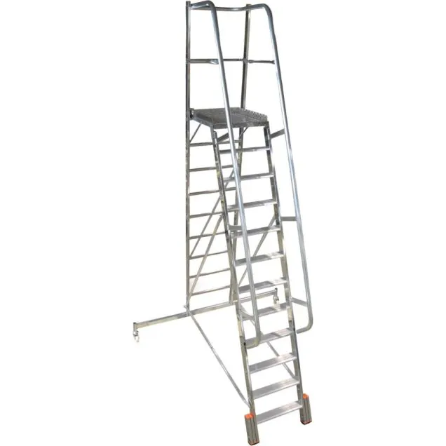 Platformtrap Krause Vario Compact met stabilisator 2000mm 12 treden 2750mm