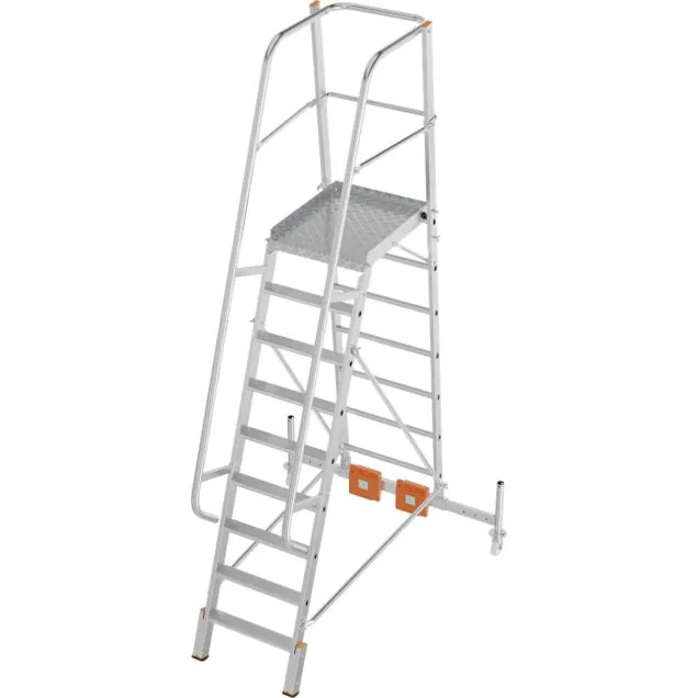 Platformtrap Krause Vario Compact met stabilisator 1365mm 9 treden 2100mm