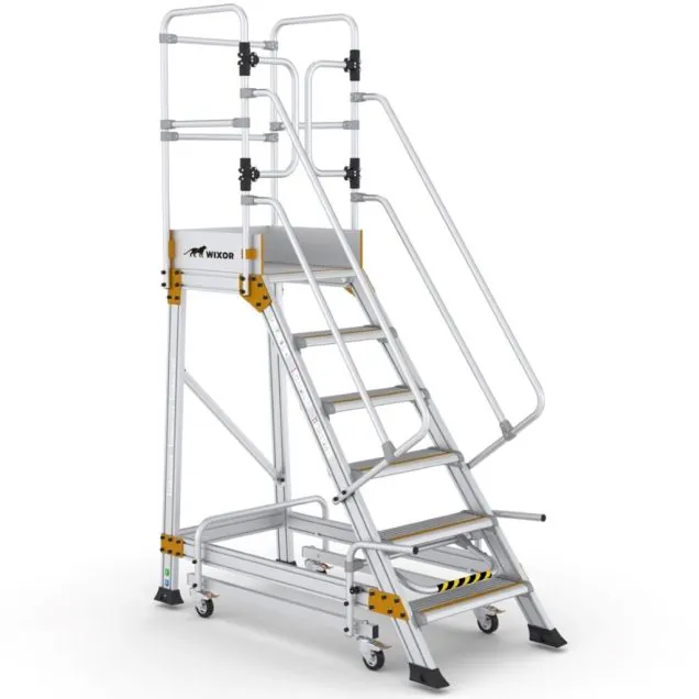 Platformtrap Wixor met handrem 6 treden