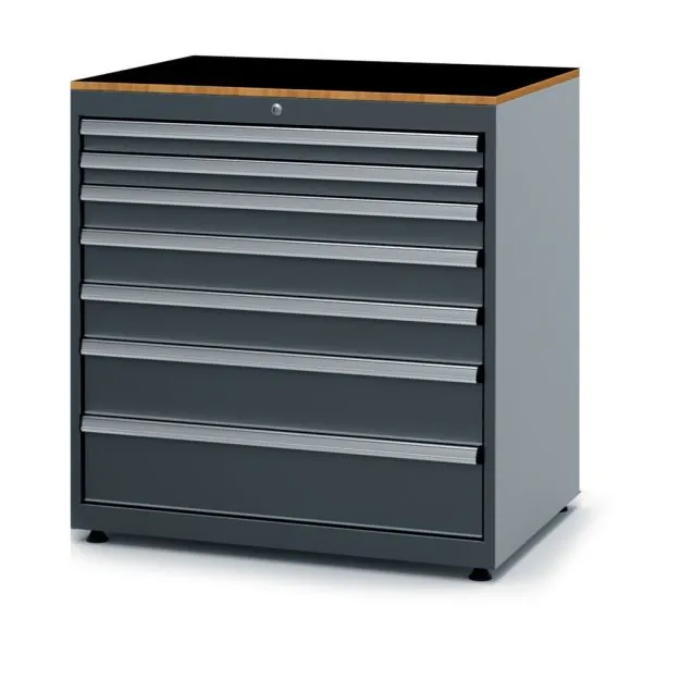 Gereedschapskast 10 laden grijs 1048x1010x725 (hxbxd)