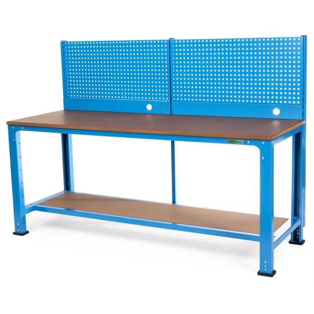 Werkbank met gereedschapswand blauw 1500x2000x700 (hxbxd)
