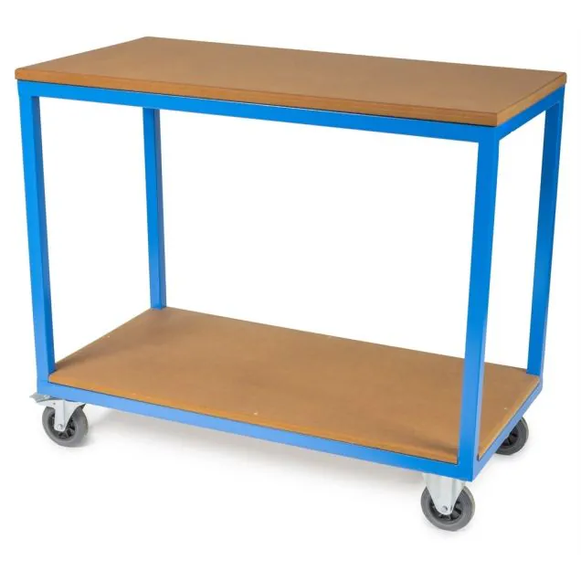 Mobiele werkbank blauw 960x1120x570 (hxbxd)
