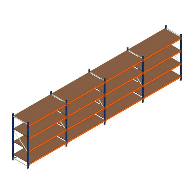Voordeelrij grootvakstelling Kimer 1750x6250x800 mm (hxbxd) 4 niveaus