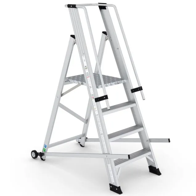 Magazijntrap Wixor opvouwbaar 4 treden