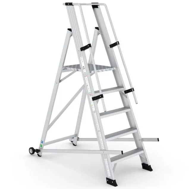 Magazijntrap Wixor opvouwbaar 5 treden