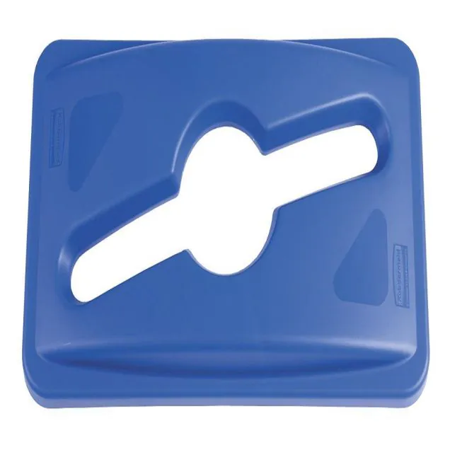 Gecombineerd deksel voor Slim Jim afvalbak. Voor 60 en 87ltr, kleur blauw