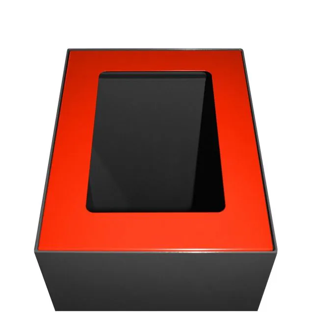 Top modulaire afvalscheidingsunit 60ltr, Rood