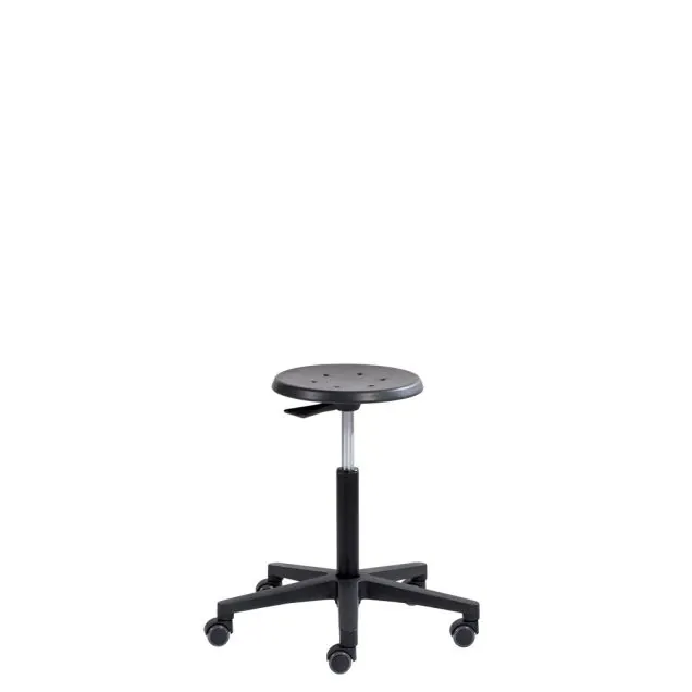 Sofame kruk Ergodyn kunststof met wieltjes 45-65cm