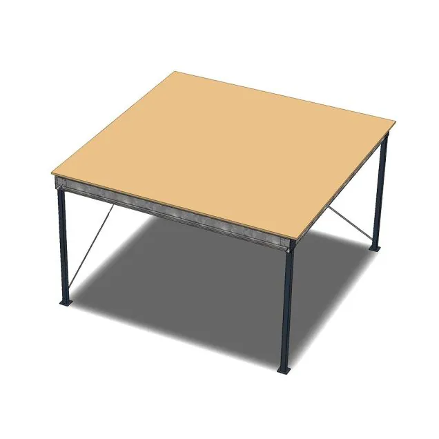 Entresolvloer, verdiepingsvloer, tussenvloer 6000x5250x2500 mm (lxbxh)