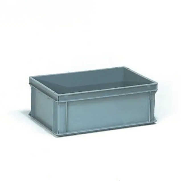 Fetra eurobak, euronorm krat 600x400x220 mm (lxbxh) grijs