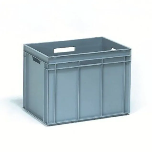 Fetra eurobak, euronorm krat 600x400x425 mm (lxbxh) grijs
