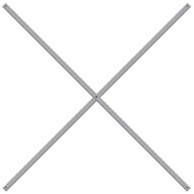 Kruisschoor set 850 mm voor Medium Duty Legbordstelling