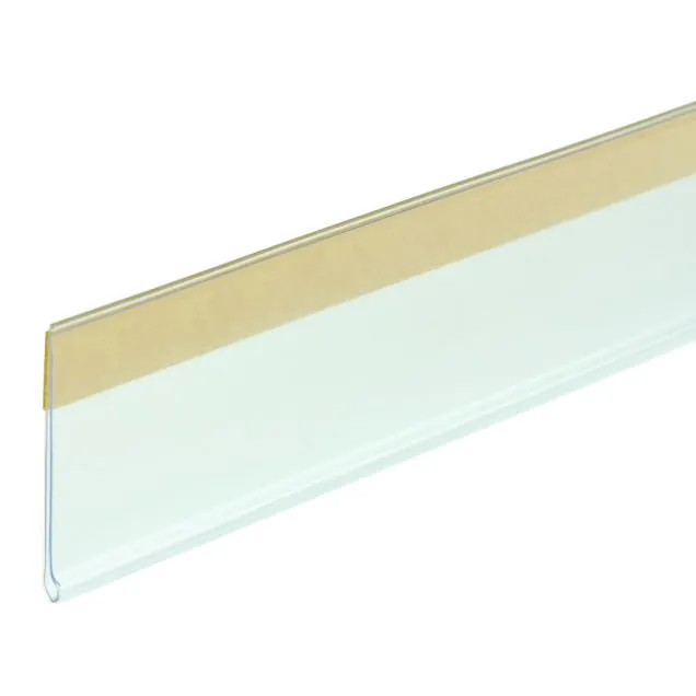 Etikethouder zelfklevend 30x80mm Transparant