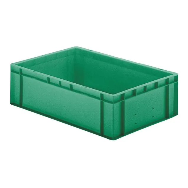Stapelbare transportkrat TK0 600x400x175 mm (lxbxh) groen