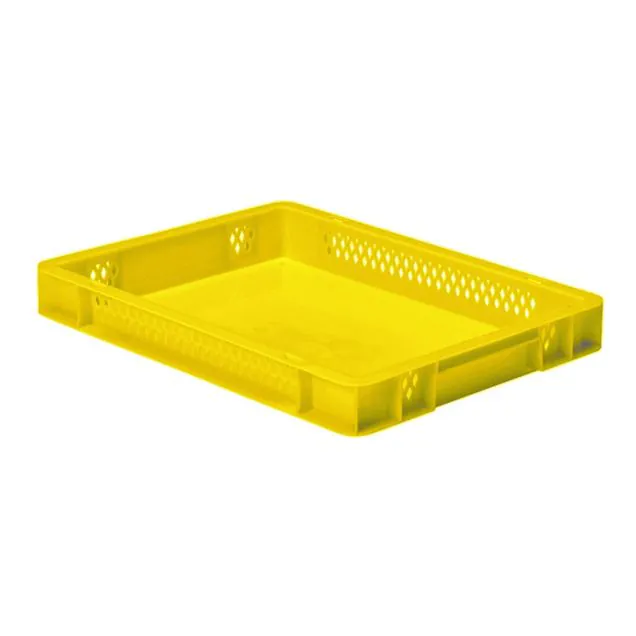 Stapelbare transportkrat TK1 400x300x50 mm (lxbxh) geel