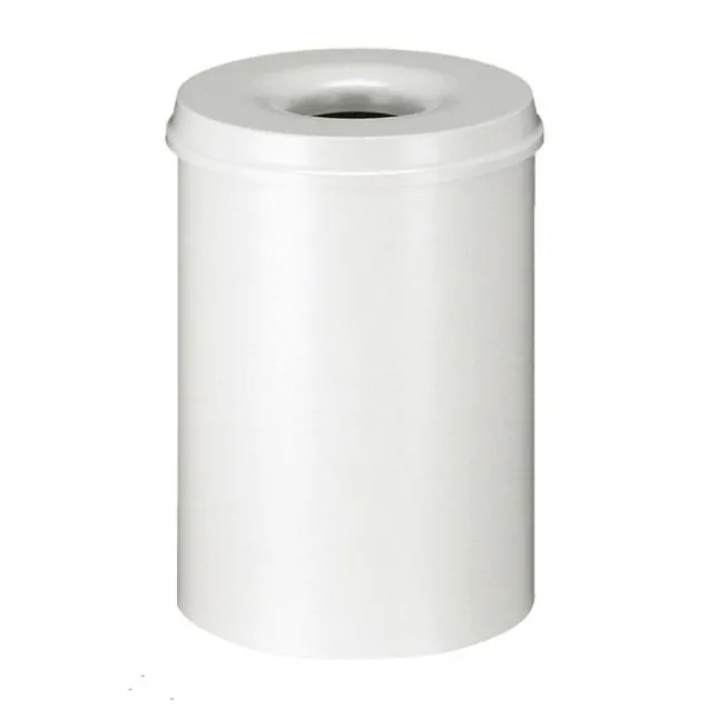 Vlamdovende papierbak 30 liter wit