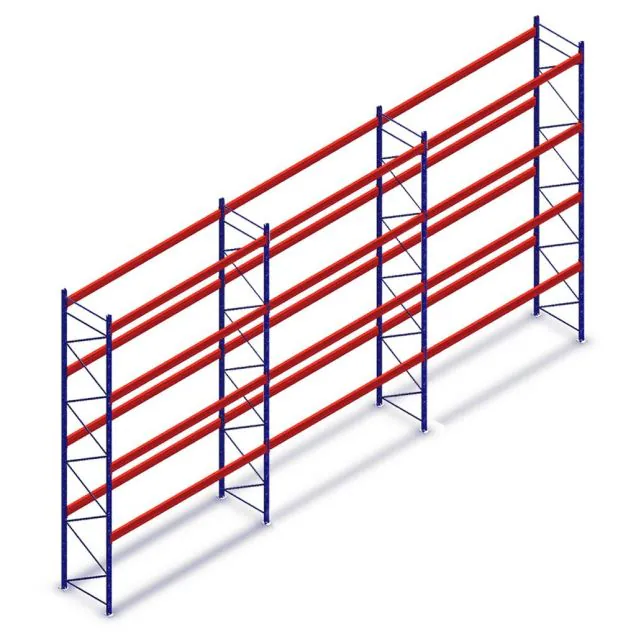 Voordeelrij gebruikte Armes palletstelling 4950x8440x1100 mm (hxbxd) 4 niveaus