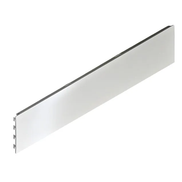 Winkelstelling achterwand 1000x200 mm (bxh) gesloten RAL9001
