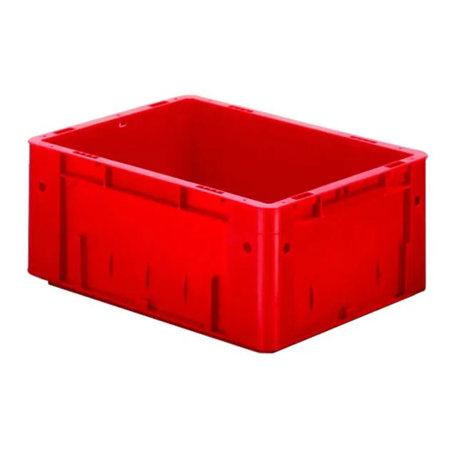 Zware stapelbare transportkrat VTK0 400x300x175 mm (lxbxh) rood