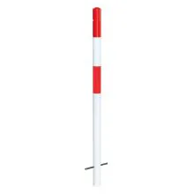 MORION paal betonneren Ø60mm 0 kettingogen rood/wit