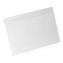 Durable documenthoes met vouw Hardcover A4 liggend transparant