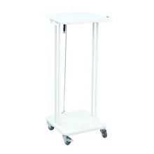 Afvalbak met deksel 60 Liter Wit