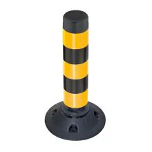 FlexPin geleidepaal Ø100mm x 460mm geel/zwart