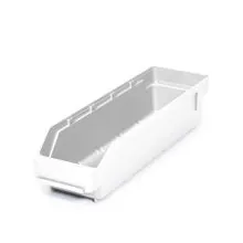 Magazijnbak 4012 Wit 400x120x95mm (lxbxh)
