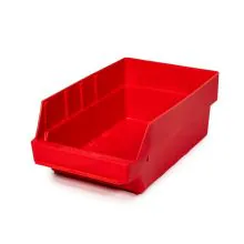 Magazijnbak 4024-15 Rood 400x240x150mm (lxbxh)