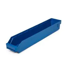Magazijnbak 6012 Blauw 600x120x95mm (lxbxh)