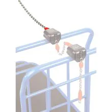 Wandketting voor statiegeldslot