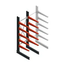 Medium draagarmstelling BR enkelzijdig 2500x750x800mm (hxbxd) 5 niveaus beginsectie 340/arm