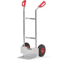 Aluminium steekwagen 150 kg 1150 mm met luchtbanden