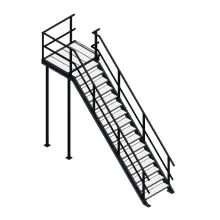 Bordestrap rechtsaf 3200x1000 mm (hxb)