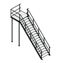 Bordestrap rechtsaf 3500x1200 mm (hxb)
