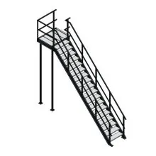 Bordestrap rechtsaf 3500x800 mm (hxb)