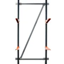 Diagonaalschoor lichte draagarmstelling BR25 hoh 750 mm
