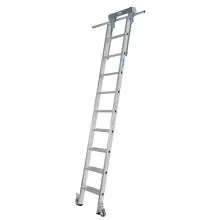 Stellingladder Krause verrijdbaar 1x9 sporten 1400mm