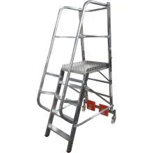 Platformtrap Krause Vario Compact met stabilisator 750mm 5 treden 1100mm