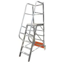 Platformtrap Krause Vario Compact met stabilisator 750mm 6 treden 1400mm