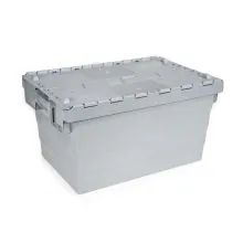 Begra distributiebak, transportbak 600x400x320 mm (lxbxh) grijs