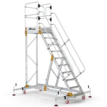 Platformtrap Wixor met stabilisator 10 treden