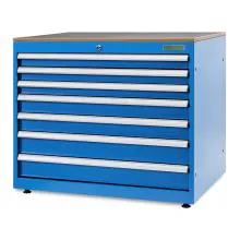 Gereedschapskast 7 laden blauw 848x1010x725 (hxbxd)