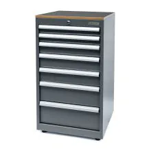 Gereedschapskast 7 laden grijs 1048x560x570 (hxbxd)