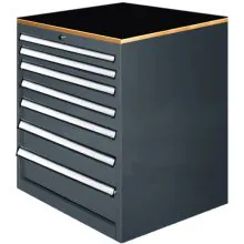 Gereedschapskast 7 laden blauw 1048x710x725 (hxbxd)