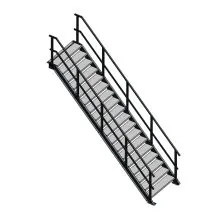 Steektrap, Industriële Trap 3500x1200 mm (hxb)