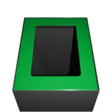 Top modulaire afvalscheidingsunit 60ltr, Groen